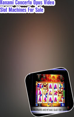 Konami slot machines for sale